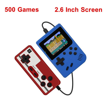 Retro Mini Game Console – 500 Games, 3.0" LCD - Merelux Store