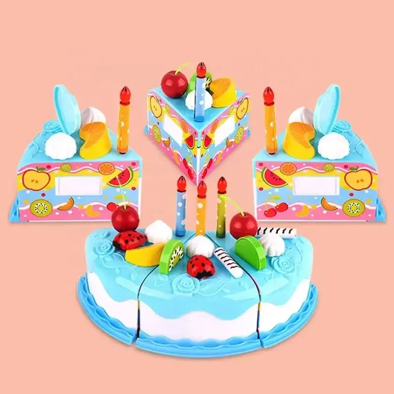 Play House Cutting Fruit Food Toy for Toddler Children Gift Boy Girl