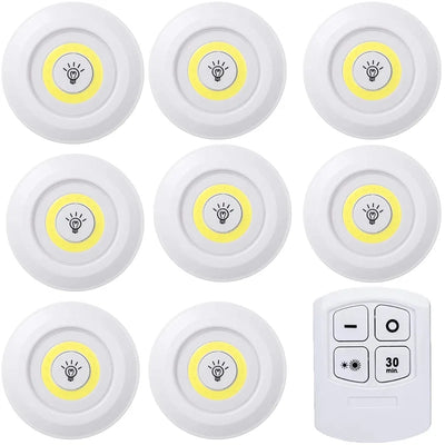 Dimmable LED Under Cabinet Light | Battery-Operated with Remote - Merelux Store