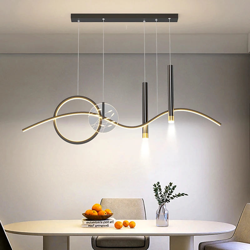 Modern LED Pendant Light | Chandeliers for Living & Dining Room Decor - Merelux Store
