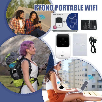 Portable 4G WiFi Router | High-Speed Hotspot for Travel & Satellite Internet - Merelux Store