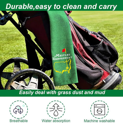 2 Count Christmas Golf Gifts | Embroidered Towels for Golf Bags - Merelux Store