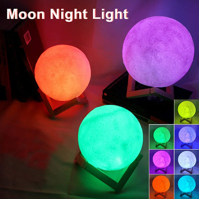 LED Moon & Galaxy Light | Ideal for Kids & Bedroom Decor - Merelux Store