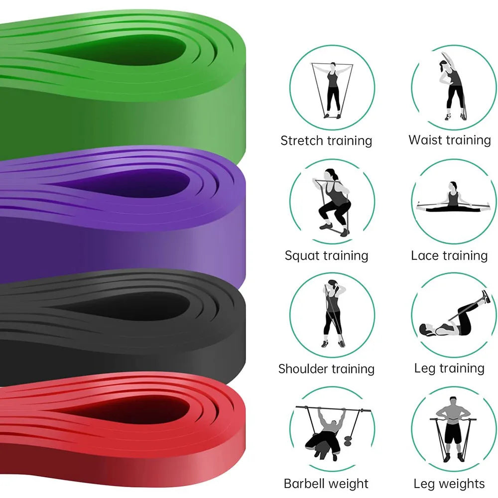 Heavy Duty Resistance Bands | Latex Pull-Up Assist for Fitness - Merelux Store
