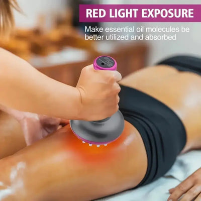 Heated Metal Back Massager & Smart Guasha Brush for Relaxation. - Merelux Store