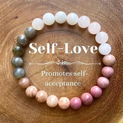 Natural Stone Bracelet for Dad | Malachite & Tiger Eye Beads for Luck & Health - Merelux Store