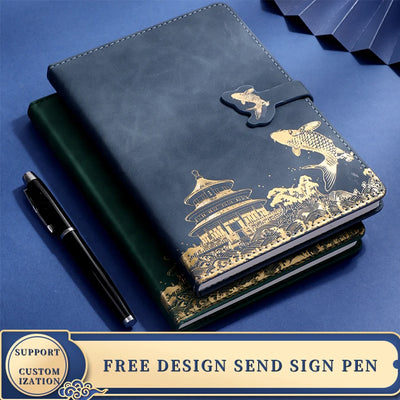 Notebook Gift Set – Premium Box with Bookmark & Pen - Merelux Store