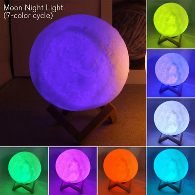 LED Moon & Galaxy Light | Ideal for Kids & Bedroom Decor - Merelux Store