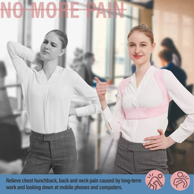 Adjustable Posture Corrector & Back Support Brace for Men & Women - Merelux Store