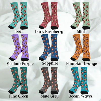 Custom Face Boxer Shorts & Socks (Multi-Color) - Merelux Store