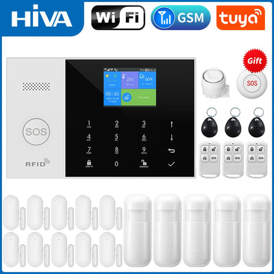 GSM WiFi Alarm System | Motion Sensor, Tuya App Control (PG105) - Merelux Store