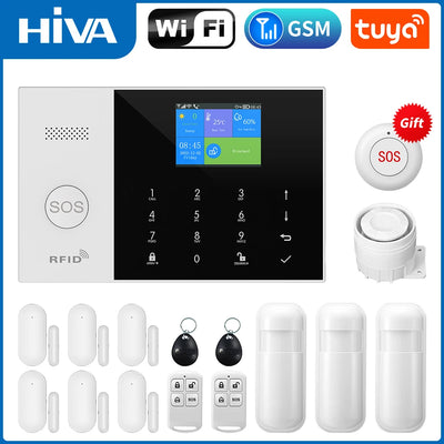 GSM WiFi Alarm System | Motion Sensor, Tuya App Control (PG105) - Merelux Store