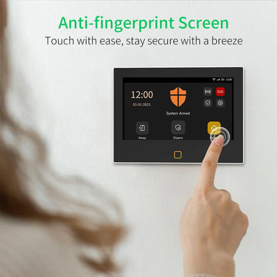 7-inch 4G & WiFi Alarm System | Wireless GSM, Tuya Smart Security Kit - Merelux Store