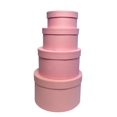 Yellow Gift Box Set | Round Nesting Boxes for Birthdays & Weddings - Merelux Store
