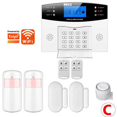 GSM WiFi Alarm System | Wireless DIY Security, APP & Alexa Control - Merelux Store