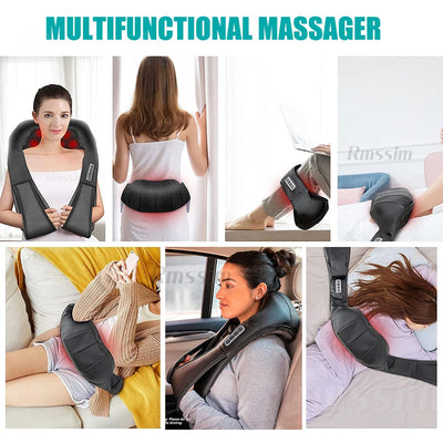 Shiatsu Neck & Shoulder Massager | Heated, Deep Kneading for Neck & Back