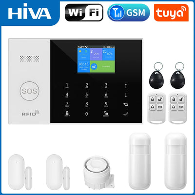 GSM WiFi Alarm System | Motion Sensor, Tuya App Control (PG105) - Merelux Store