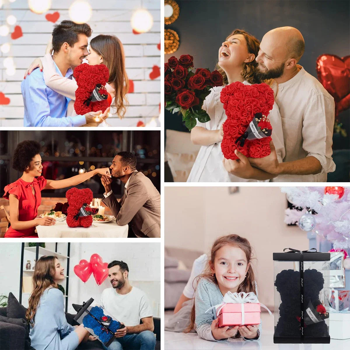 Rose Teddy Bears & Faux Flowers | Ideal Gifts for Mother’s Day & More - Merelux Store