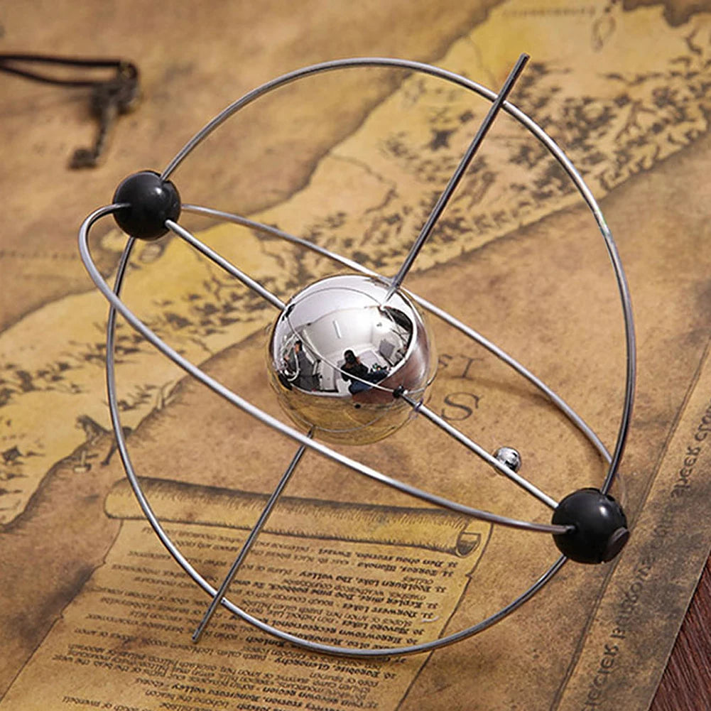 Kinetic Orbital Gadget | Battery-Free Science Decor - Merelux Store