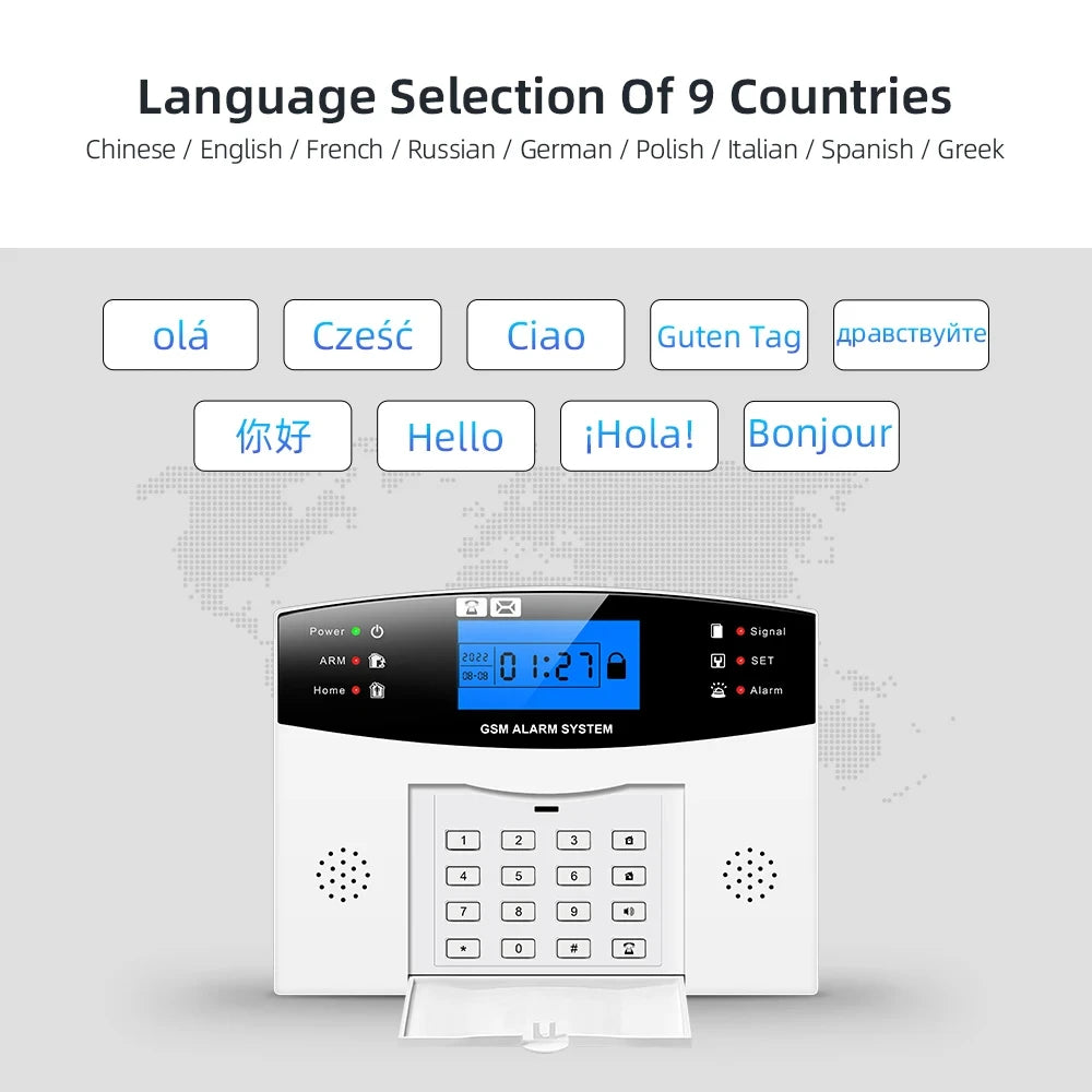GSM WiFi Alarm System | Wireless DIY Security, APP & Alexa Control - Merelux Store