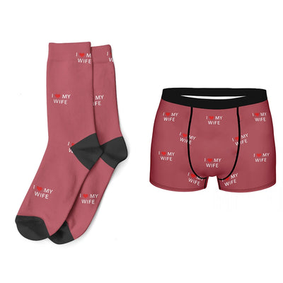 Custom Face Boxer Shorts & Socks (Multi-Color) - Merelux Store