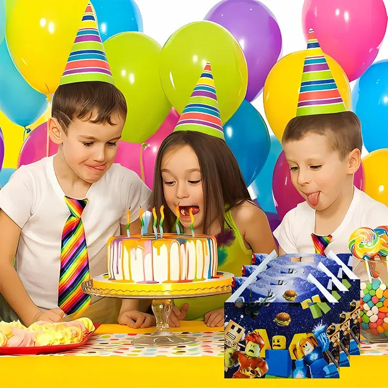 Robot Party Favors: Birthday & Baby Shower Candy/Cake Boxes - Merelux Store