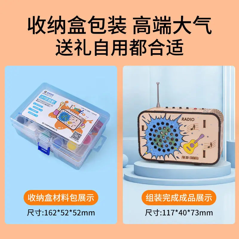 DIY Radio Model Kit | Science & Technology Invention for Kids - Merelux Store