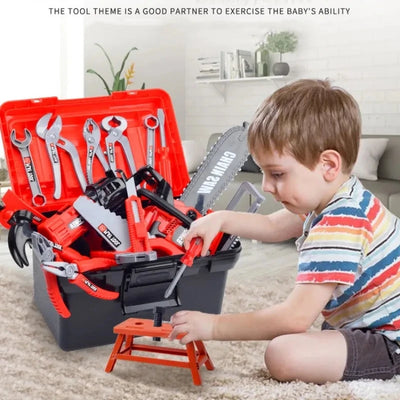 Engineer set with electric drill and screwdriver—perfect for boys - Merelux Store