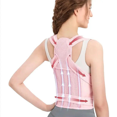 JUSTLANG Posture Corrector & Lumbar Support Brace for Adults - Merelux Store