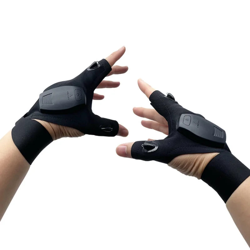 LED Flashlight Gloves | Rechargeable, Perfect for Fishing, Camping & Gifts - Merelux Store