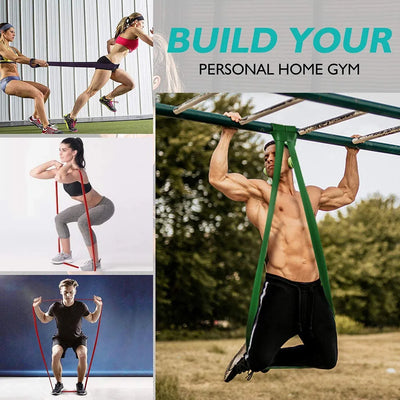 Heavy Duty Resistance Bands | Latex Pull-Up Assist for Fitness - Merelux Store