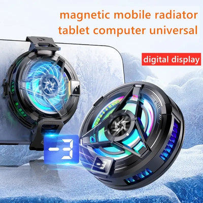 SL17 Magnetic Phone Cooler | 2-in-1 Fast Cooling for iOS & Android - Merelux Store