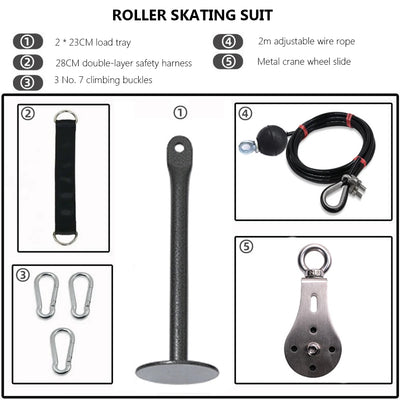 Rotatable Steel Pulley for Home Gym & Bodybuilding - Merelux Store