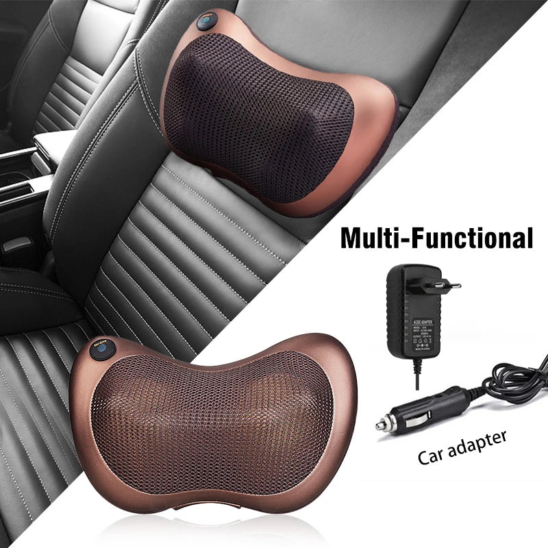 Shiatsu Neck & Back Massager – Electric Pillow for Full-Body Relaxation - Merelux Store
