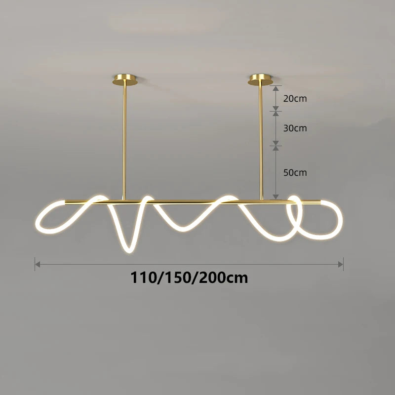 Modern LED Pendant Light Art Decor Chandeliers for Dining Rooms - Merelux Store