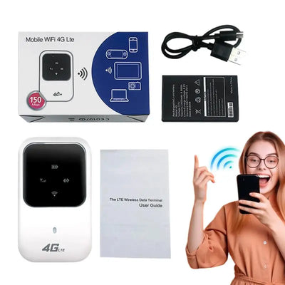 Portable 4G WiFi Router | High-Speed Hotspot for Travel & Satellite Internet - Merelux Store