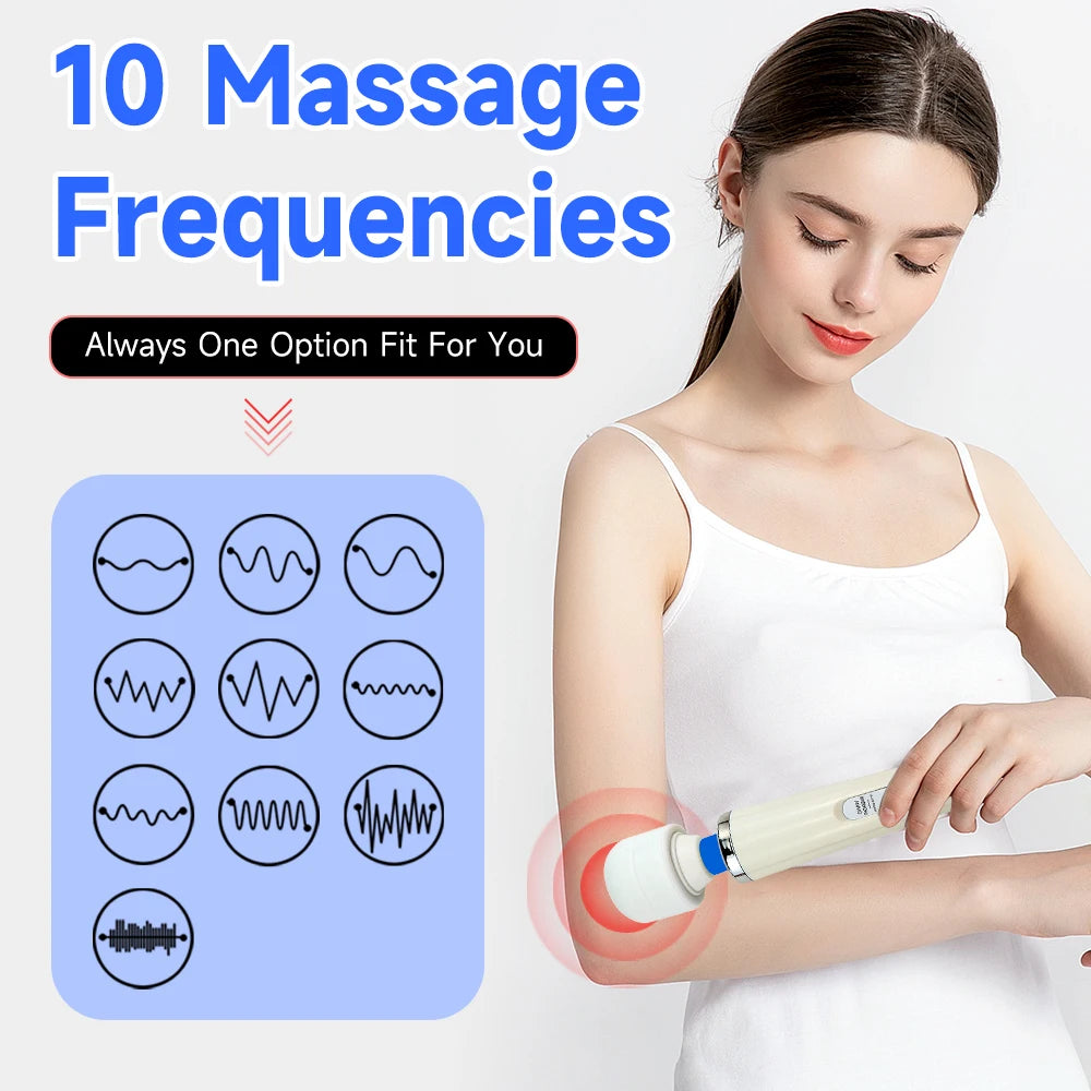 Speed Vibrations, Deep Tissue Massage for Back, Neck, and Leg Pain Relief - Merelux Store