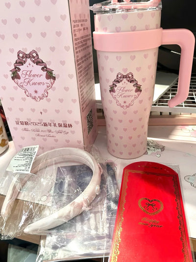 Flower Knows 2025 New Year Gifts | Thermos, Headbands, Red Envelopes - Merelux Store