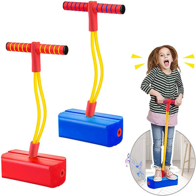 Foam pogo jumper toy for kids age 3 and up, safe and fun for outdoor play