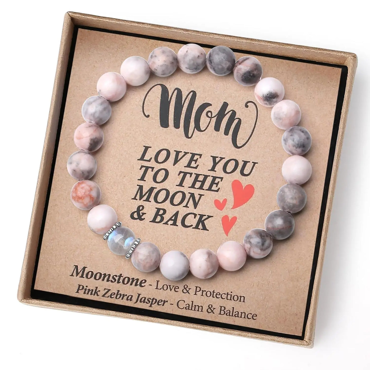 Moonstone Bracelet for Mom | Birthday & Mother’s Day Gift - Merelux Store
