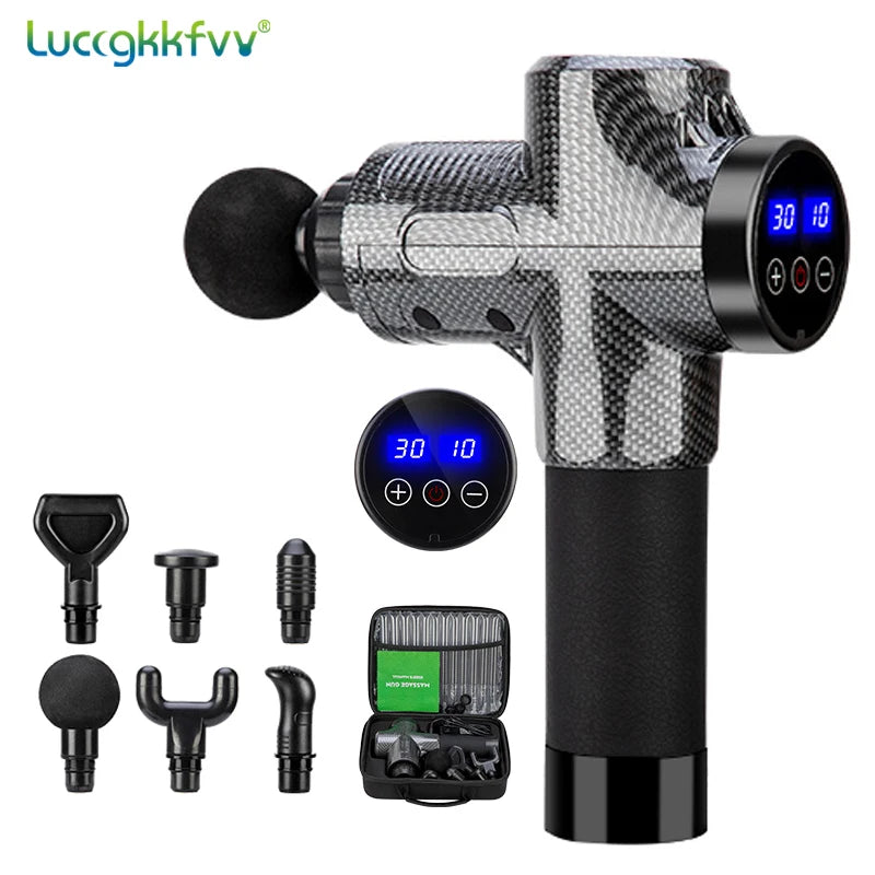 Massage Gun | High-Frequency Muscle Relaxer with Carry Bag - Merelux Store
