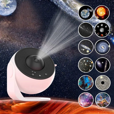 LED Galaxy Projector | 360° Rotating Starry Sky Lamp, Planetarium Night Light - Merelux Store