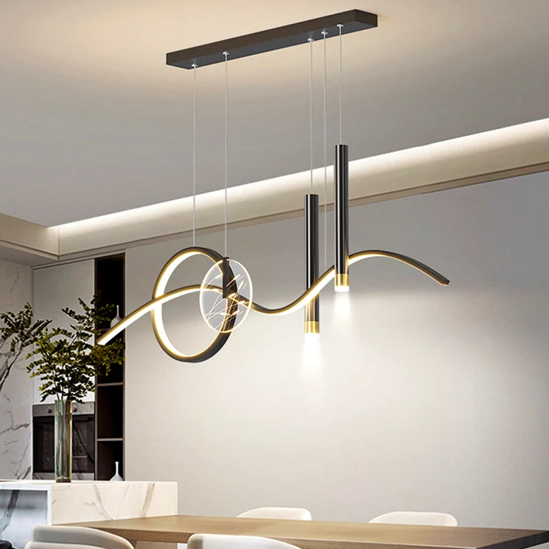 Modern LED Pendant Light | Chandeliers for Living & Dining Room Decor - Merelux Store