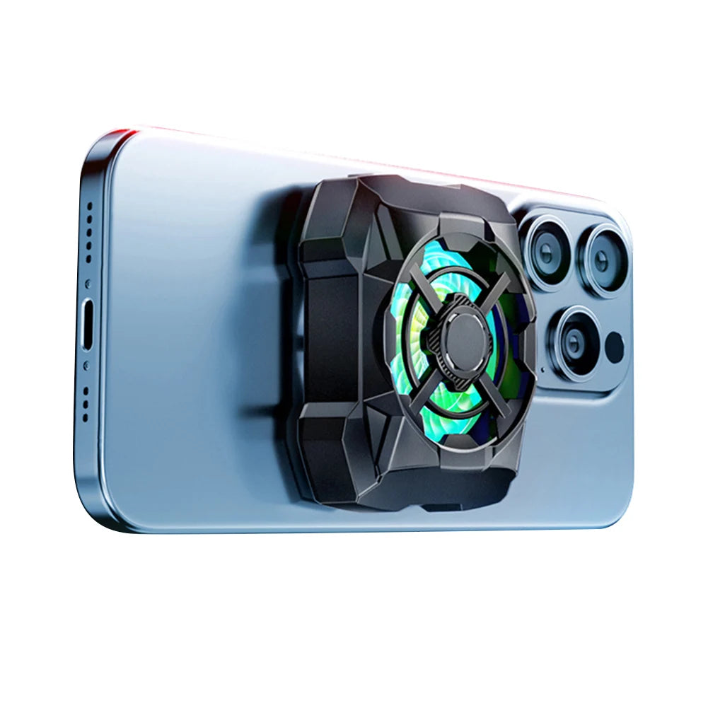 Rechargeable Phone Cooling Fan | Magnetic, Adjustable Speeds for Gaming - Merelux Store