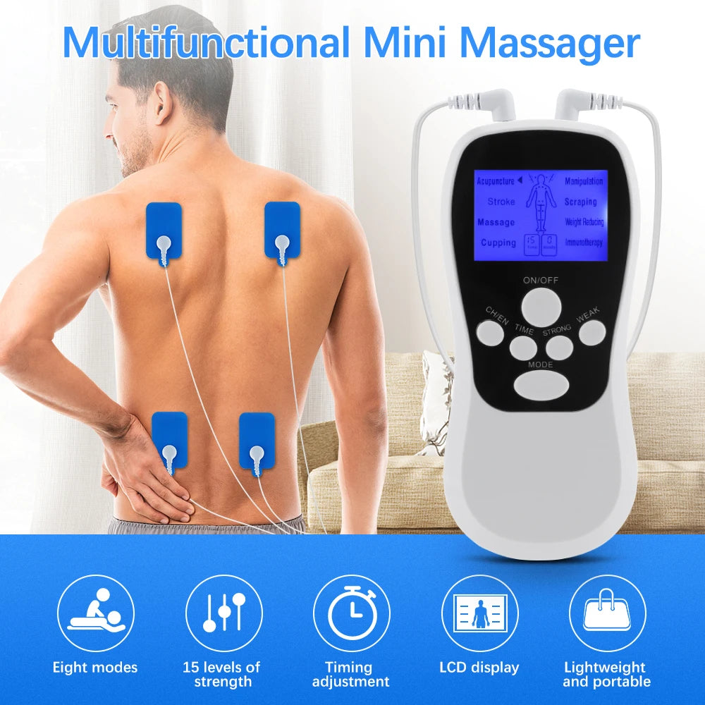 TENS Muscle Stimulator & EMS Acupuncture Massage Device. - Merelux Store