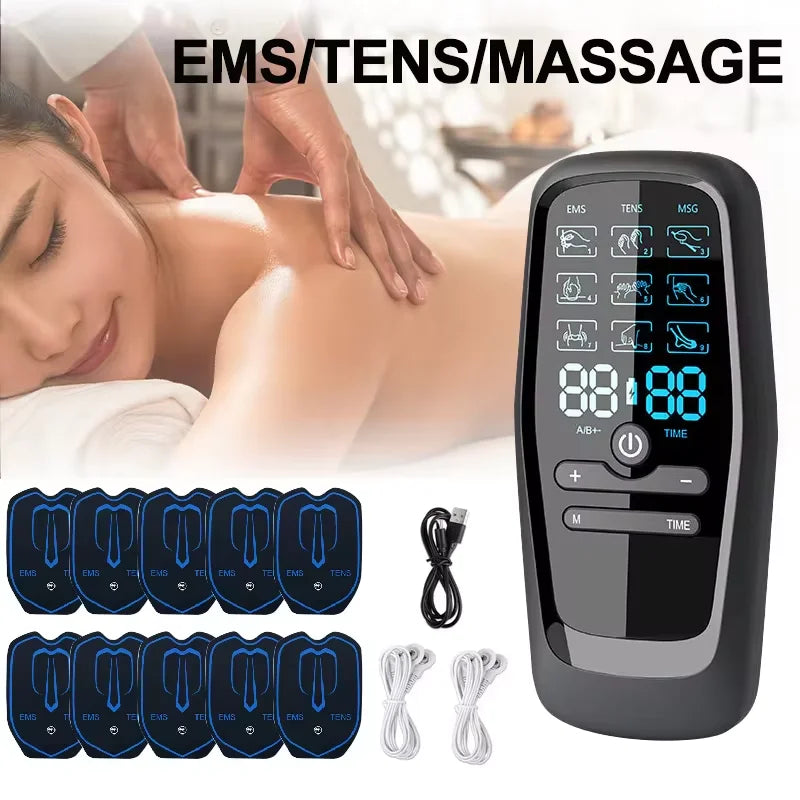 TENS EMS Muscle Stimulator & Acupuncture Therapy Slimming Device - Merelux Store