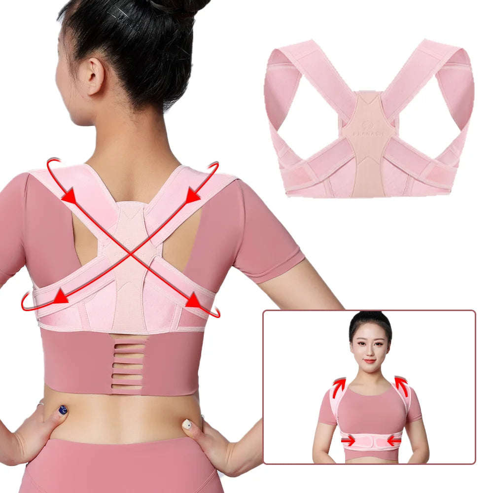 Adjustable Posture Corrector & Back Support Brace for Men & Women - Merelux Store
