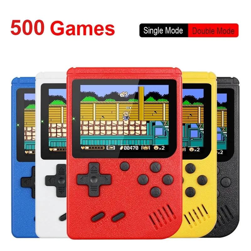 Retro Mini Game Console – 500 Games, 3.0" LCD - Merelux Store