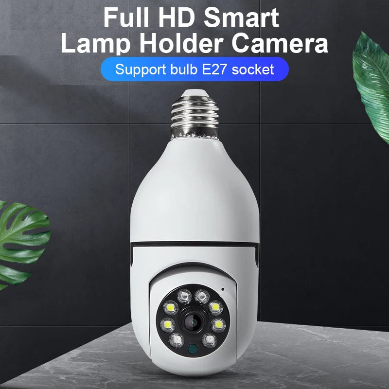 WiFi E27 Bulb with HD Camera | Night Vision, Audio & Motion Detection - Merelux Store