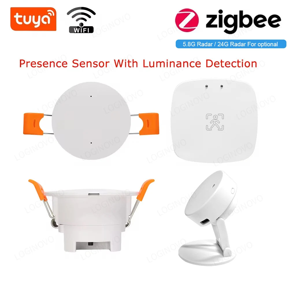 Zigbee Human Presence Detector | Tuya WiFi Radar PIR Motion Sensor - Merelux Store